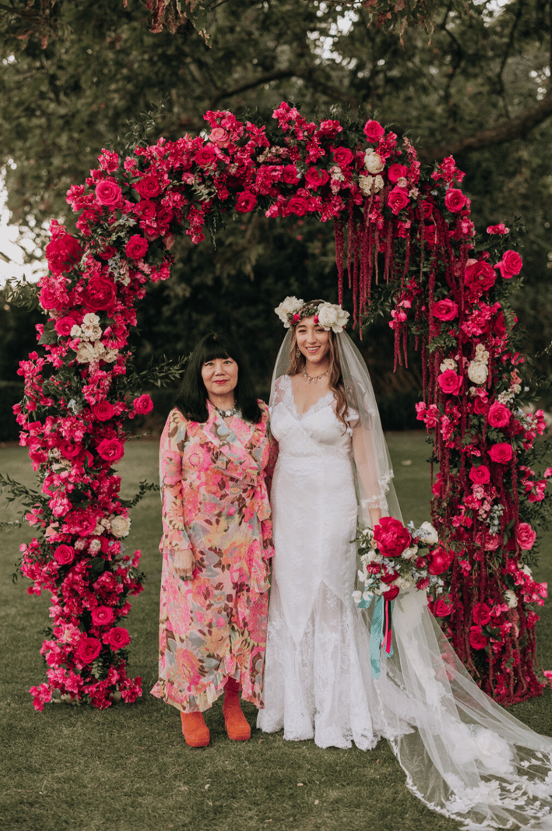 Fashion Designer Anna Sui Creates Custom Gown For Niece Isabelle Sui, Published in Over The Moon