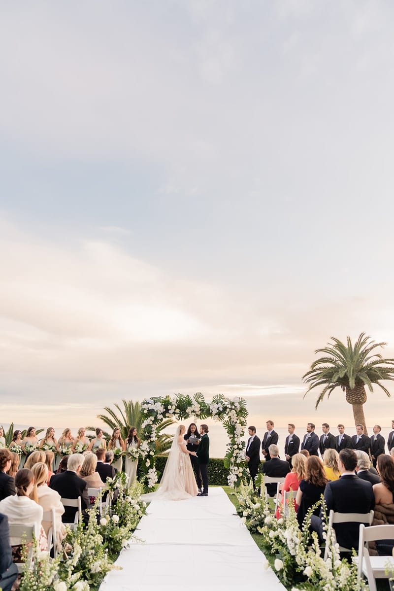 Classic and elegant wedding at Bel Air Bay Club in Pacific Palisades