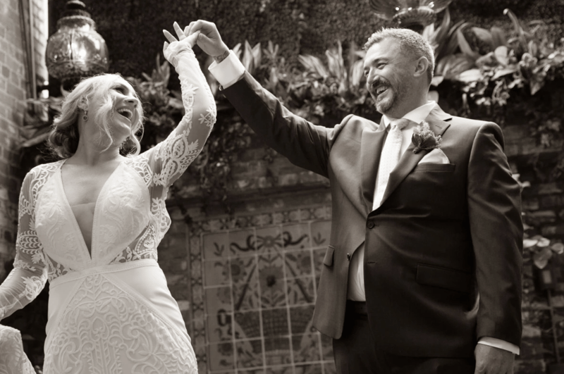 “An Industrial Wedding for Andrea and Chris” Published on Carats + Cake