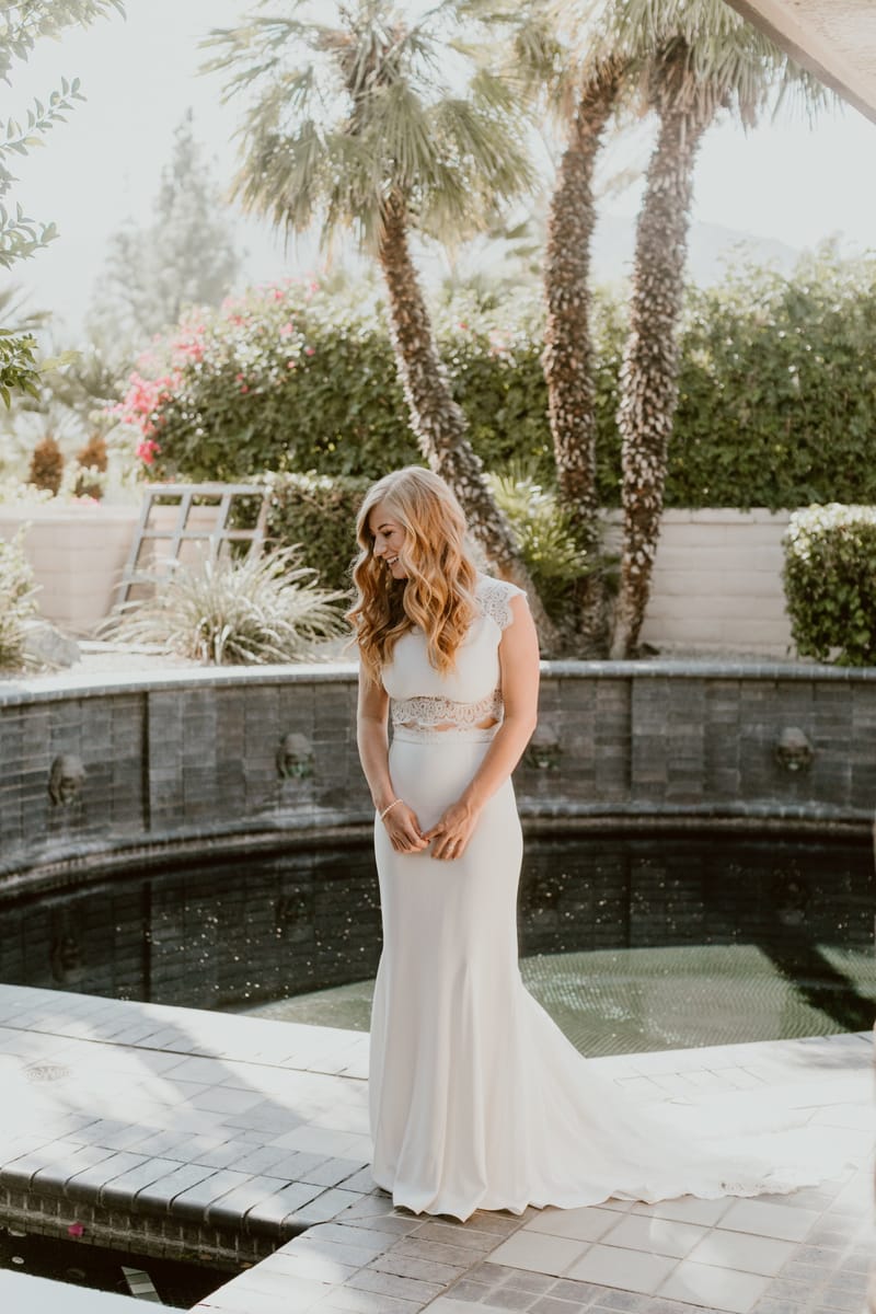 Trendy Palm Springs Destination Wedding