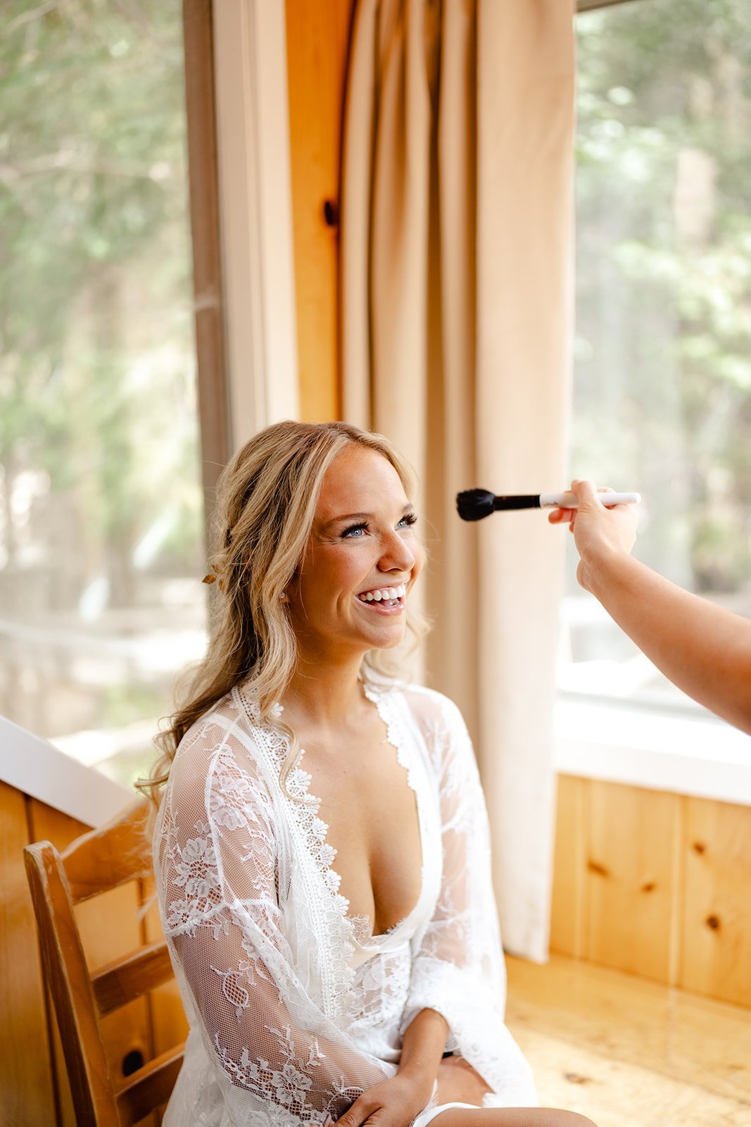 A fairytale dream wedding with all the boho details at Pine Rose Cabins in Lake Arrowhead, CA
