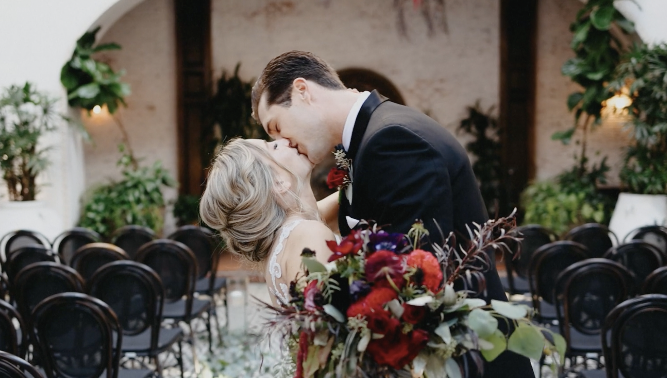 Adorable couple gets married at Ebell Long Beach 