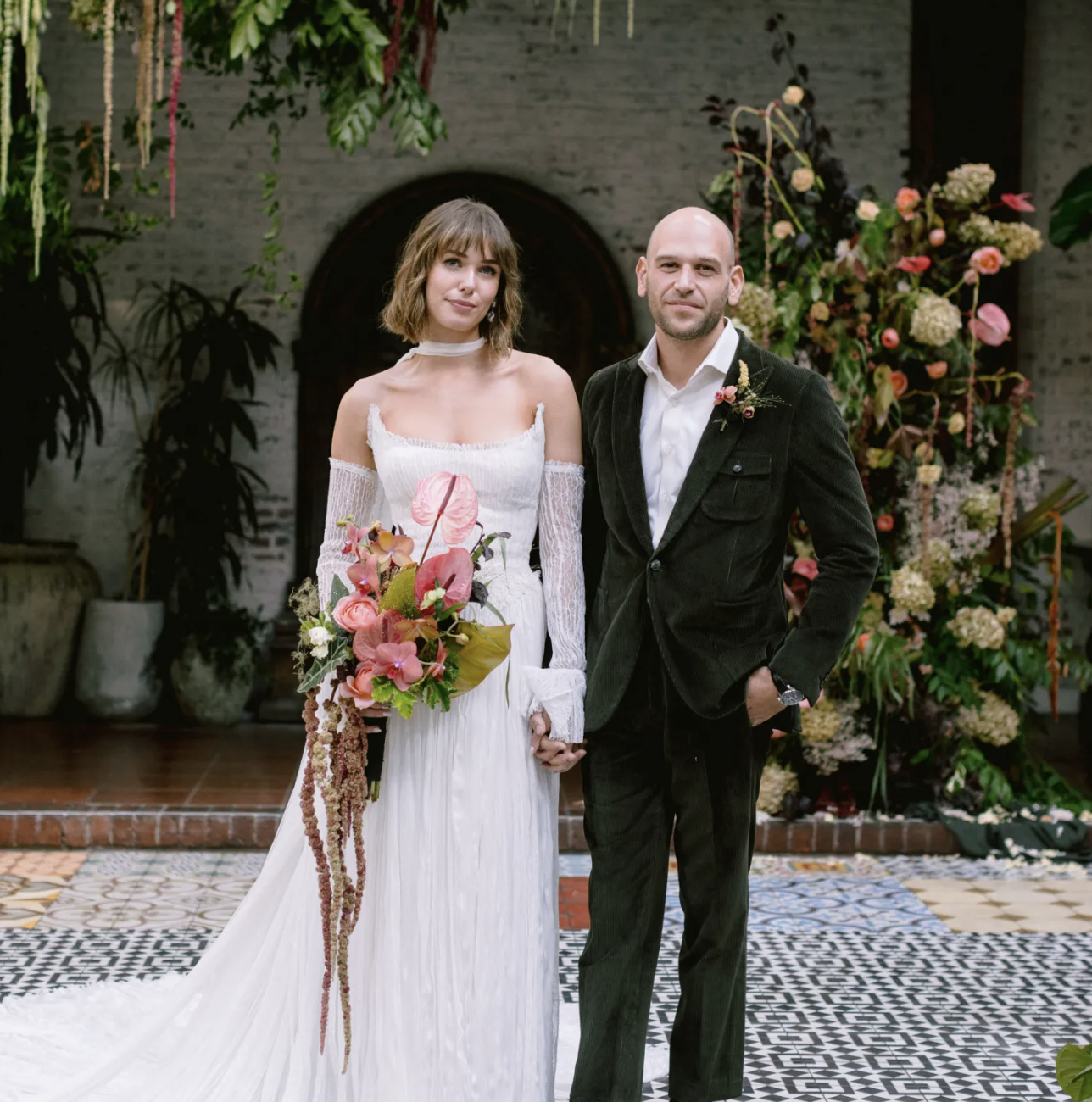 “A Chic + Whimsical Fairytale Forest Wedding Full of Overgrown Florals” Published in Green Wedding Shoes