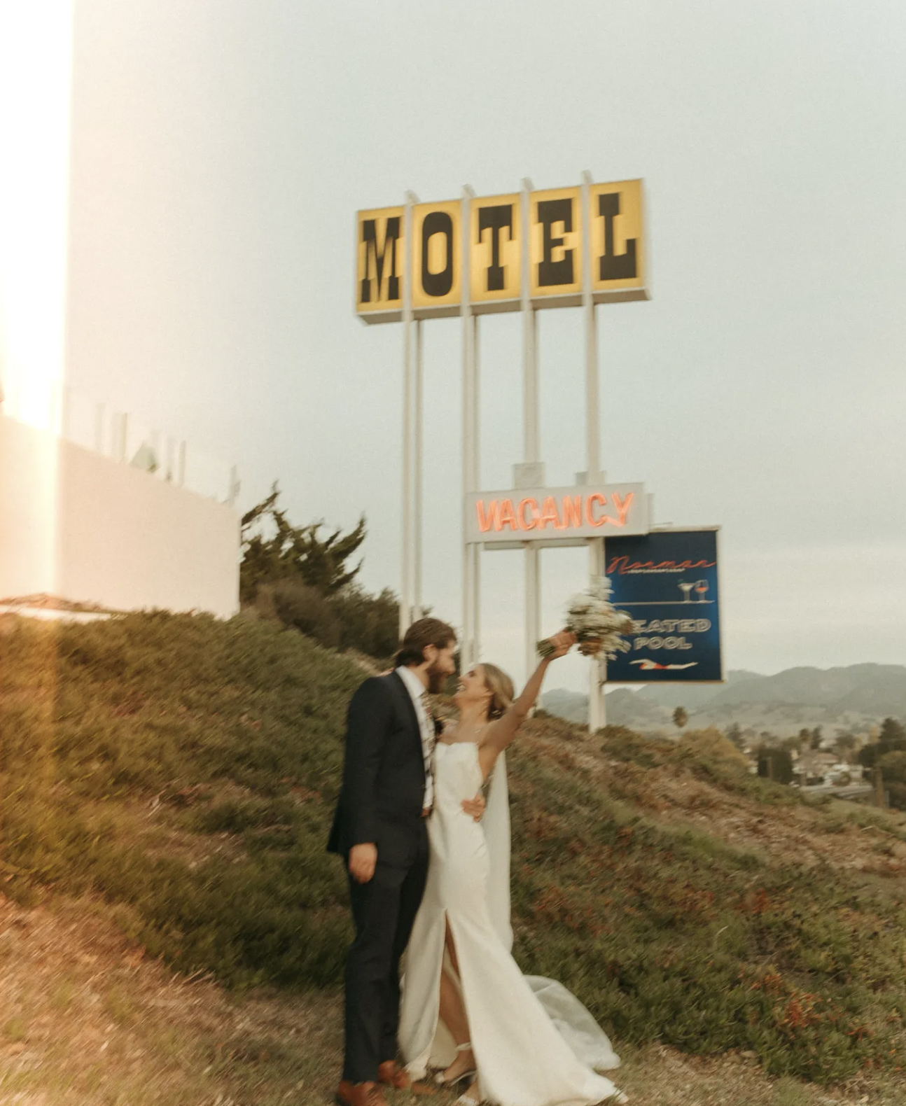 “A Retro Wedding in Los Alamos Had Major Backyard Dinner Party Vibes” Published in Green Wedding Shoes