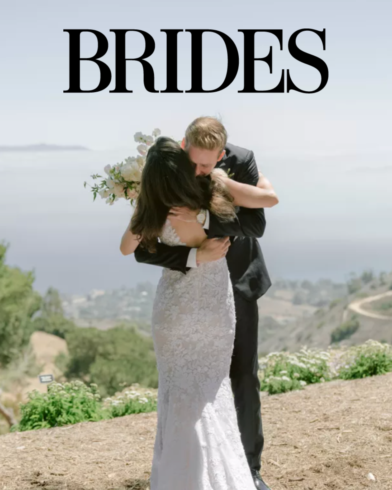 “A Tented Backyard Wedding With Sweeping Views of the Los Angeles Basin” Published in BRIDES