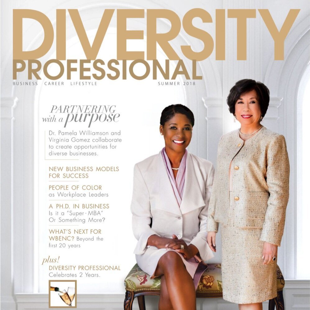 "Partnering with a Purpose" cover story for Diversity Professional