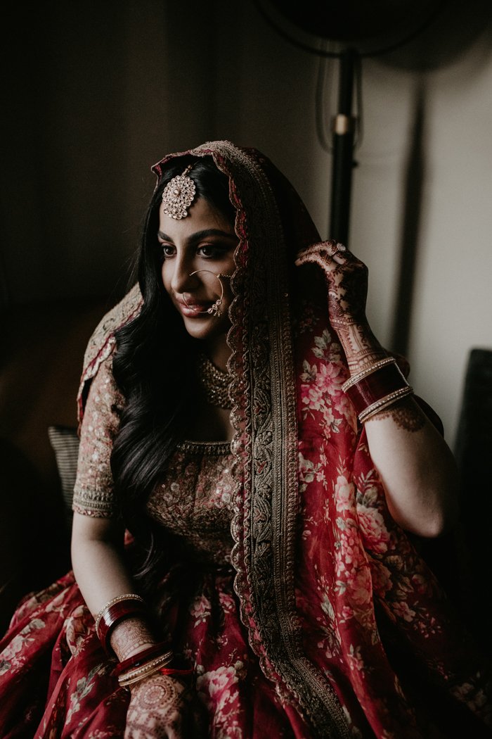 “Rich Toned Modern Indian Wedding at Valentine DTLA” Published in Junebug Weddings