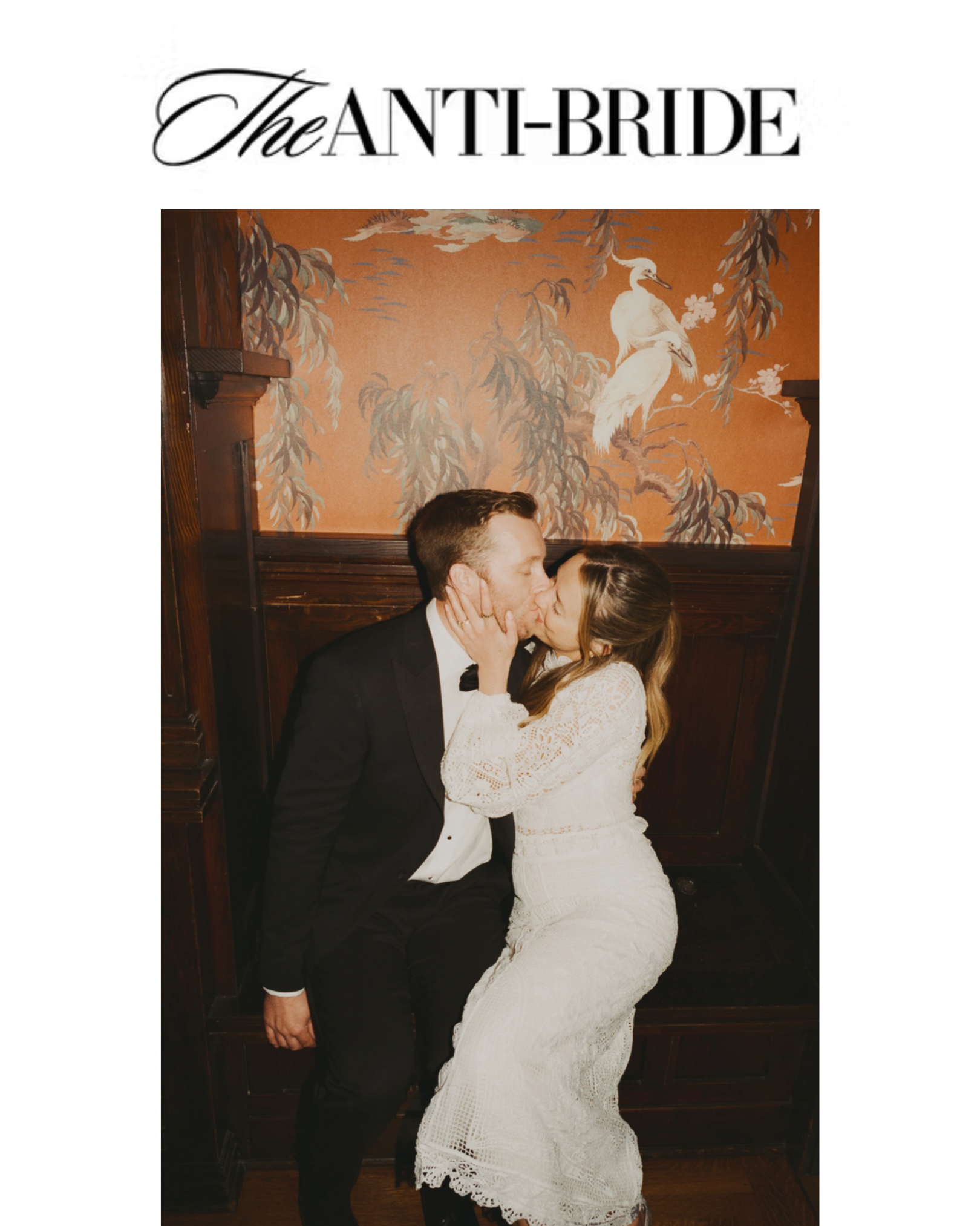 “Real Wedding | Paige & Luke” Published in The Anti Bride