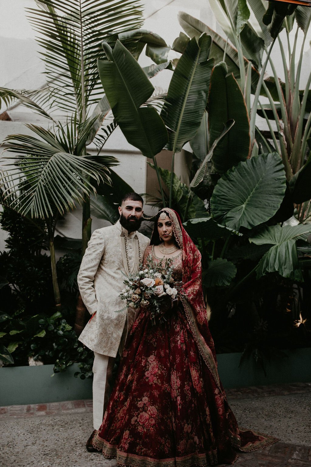 "RICH TONED MODERN INDIAN WEDDING AT VALENTINE DTLA" published on JUNEBUG WEDDINGS